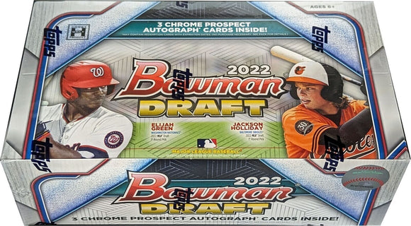 2022 Bowman Draft Baseball Jumbo HTA Hobby Box