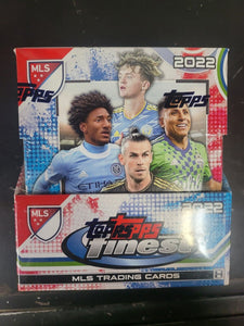 2022 Topps Finest MLS Soccer Hobby Box