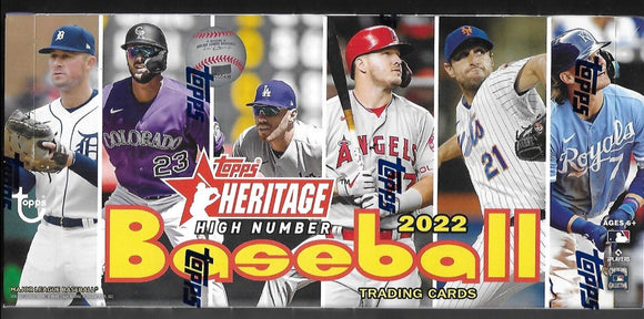 2022 Topps Heritage High Number Baseball Hobby Box