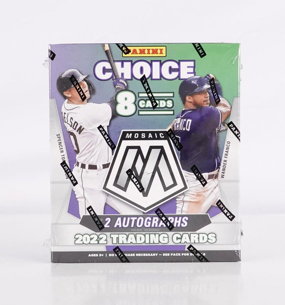 2022 Panini Mosaic Choice Baseball Hobby Box