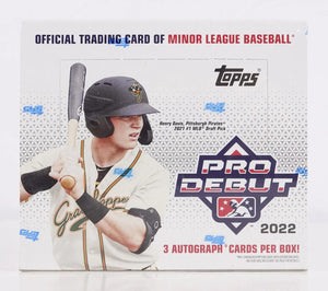 2022 Topps Pro Debut Baseball Jumbo Box