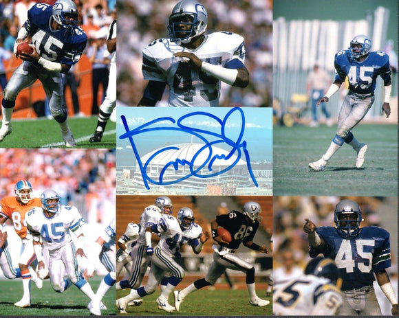Kenny Easley Seattle Seahawks Signed 8x10 Photo #2