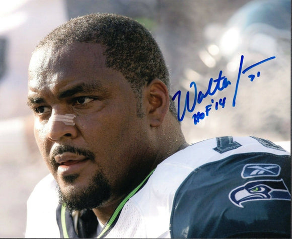 Walter Jones Seattle Seahawks Signed 8x10 Photo #4