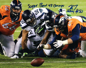 K.J. Wright Seattle Seahawks Signed 8x10 with Inscription Photo #7