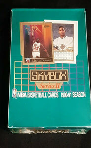 1990-91 Skybox Series 2 Basketball Hobby Box