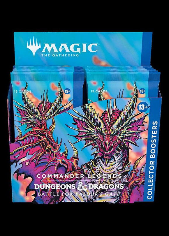 Magic the Gathering: Commander Legends Dungeons and Dragons Battle for Baldurs Gate Collector Booster Box