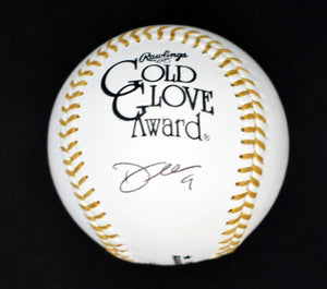 Dee Strange-Gordon Autographed Gold Glove MLB Baseball JSA COA