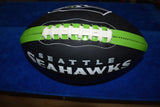 Black Football w/Seahawks Logo Patch Unsigned * NWSC Exclusive
