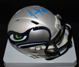 Jacob Hollister Signed Seahawks AMP Mini Helmet w/JSA COA