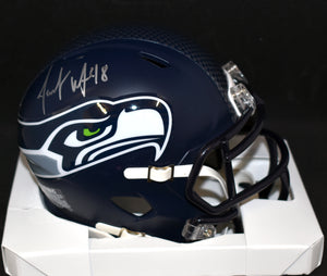 Jacob Hollister Signed Seahawks Speed Mini Helmet w/JSA COA