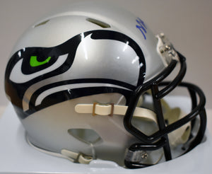 Ben Burr-Kirven Seahawks Amp Signed Mini Helmet