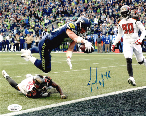 Jacob Hollister Seattle Seahawks Signed 8x10 Photo B