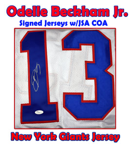 Odell Beckham Jr. Signed Giants Jersey w/JSA COA