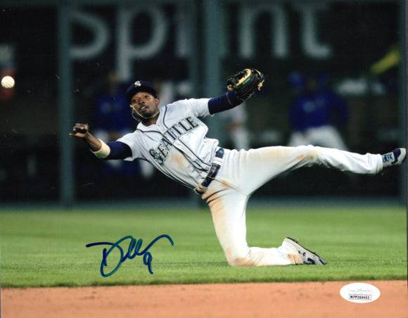 Dee Strange-Gordon Signed Mariners 8x10 Photograph C JSA