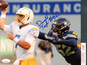 Darrell Taylor Autographed Signed 8x10 Photo JSA Seahawks