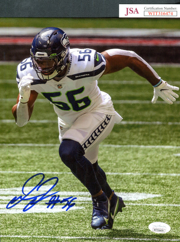Jordyn Brooks Autographed Signed 8x10 JSA Photo Seahawks