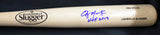 Edgar Martinez Autographed Signed Louisville Slugger Bat with "HOF 2019" Inscription JSA