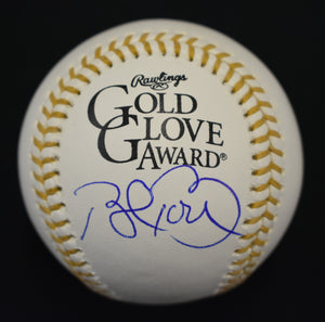 Bret Boone Signed Gold Glove Award Baseball