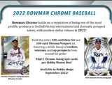 2022 Bowman Chrome Baseball Master Hobby Box