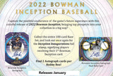 2022 Bowman Inception Baseball Hobby Box