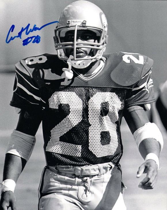 Curt Warner Seahawks Signed 8x10 Photo #2