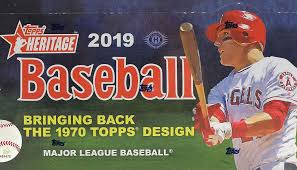 2019 Topps Heritage Baseball Hobby Box