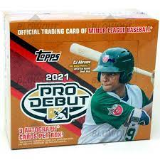 2021 Topps Pro Debut Baseball Jumbo Hobby Box