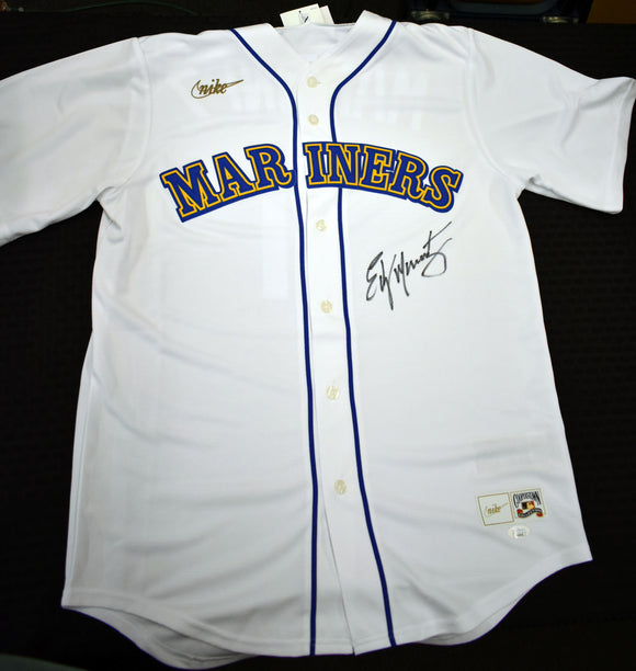 Edgar Martinez Autographed Seattle Mariners Nike Cooperstown Collection Jersey w/ JSA COA *NO INSC.