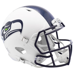 Seahawks Flat White Full Size Authentic Helmet 2012> Unsigned – Northwest Sportscards
