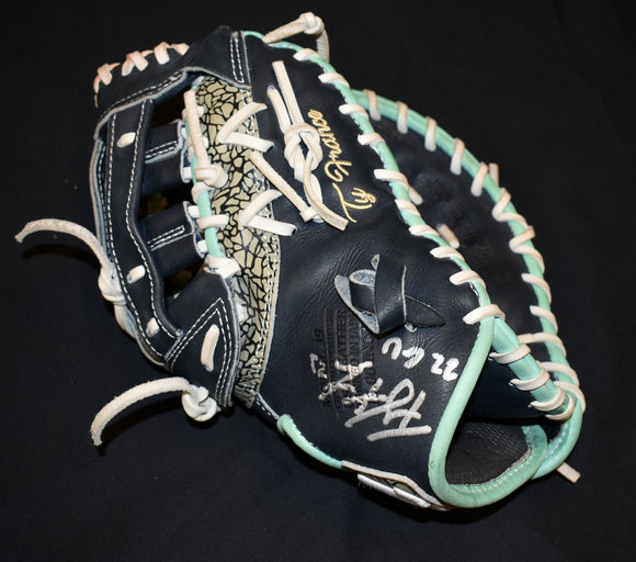 Ty France Autographed Game Used Baseball 1st Baseman's Glove JSA/COA