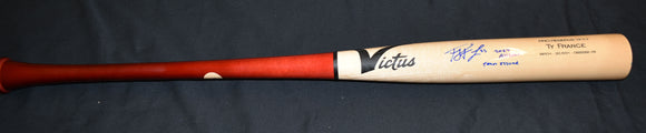 Ty France Autographed Team Issued Baseball Bat #8 JSA/COA