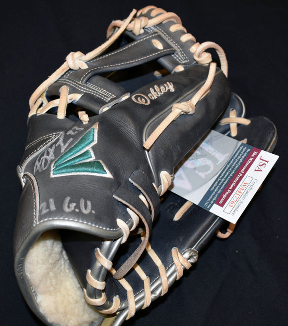 Ty France Autographed Game Used Baseball Fielders Glove JSA/COA