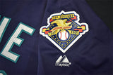 Bret Boone Signed 2001 Mariners Blue Jersey w/All Star Patch