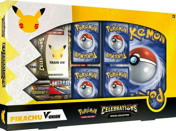 Pokemon Celebrations Pikachu V Union Box