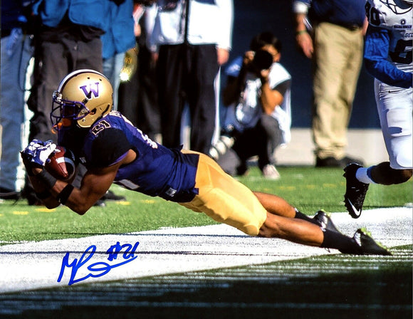 Marcus Peters UW Huskies Signed 8x10 Photo 