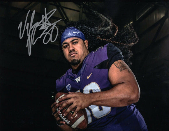 Vita Vea UW Huskies Signed 8x10 Photo #1 