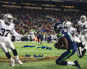 Kasen Williams UW Huskies/Seahawks Signed 8x10 Photo "Go Hawks!"