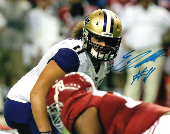 Elijah Qualls UW Huskies Signed 8x10 Photo #4