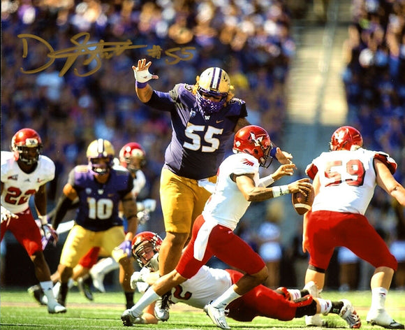 Danny Shelton UW Huskies Signed 8x10 Photo vs EWU