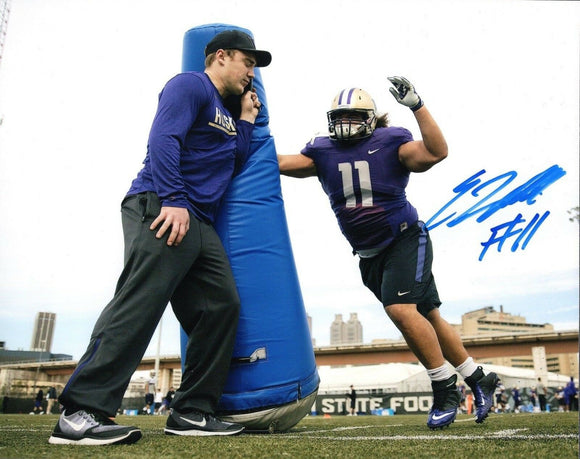 Elijah Qualls UW Huskies Signed 8x10 Photo #5