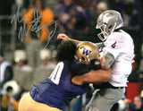 Vita Vea UW Huskies Signed 8x10 Photo #3 vs WSU