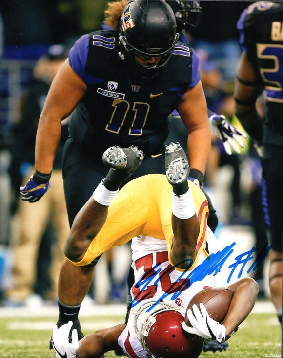 Elijah Qualls UW Huskies Signed 8x10 Photo #6