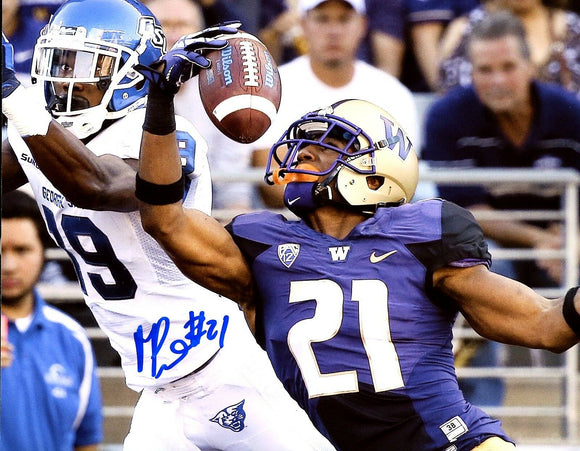 Marcus Peters UW Huskies Signed 8x10 Photo vs. GSU