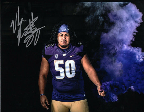 Vita Vea UW Huskies Signed 8x10 Photo #2 