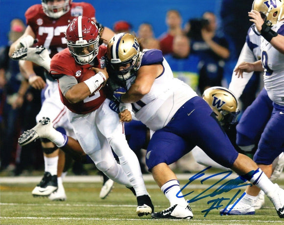 Elijah Qualls UW Huskies Signed 8x10 Photo #2