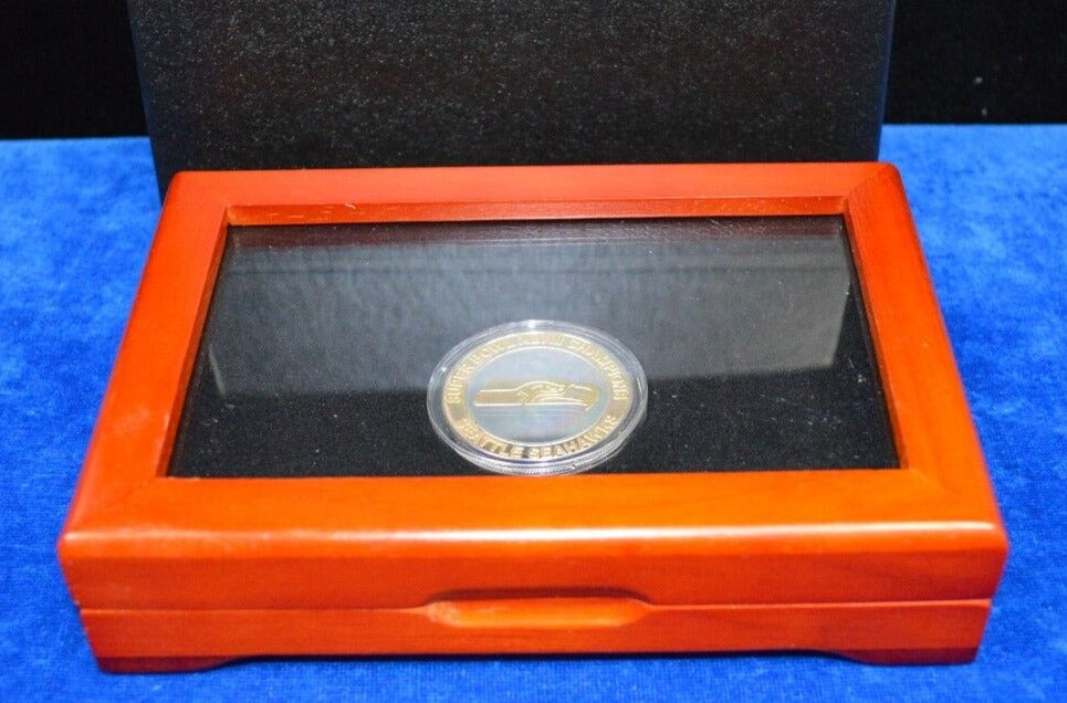 Seahawks Highland Mint SB XLVIII Champions Two-Tone Medallion Coin