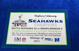 Seahawks Highland Mint SB XLVIII Champions Two-Tone Medallion Coin Ltd Ed /2013  **SALE**