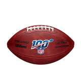 Chris Carson Signed Authentic 100yr NFL Football JSA COA