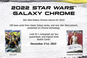 2022 Star Wars Topps Chrome Galaxy Hobby Box *Pre-Order*
