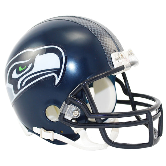 Seattle Seahawks Riddell Mini Football Helmet VSR Unsigned